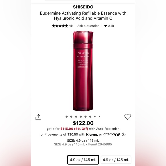 Shiseido Eudermine Activating Essence 60ml - Picture 3 of 3